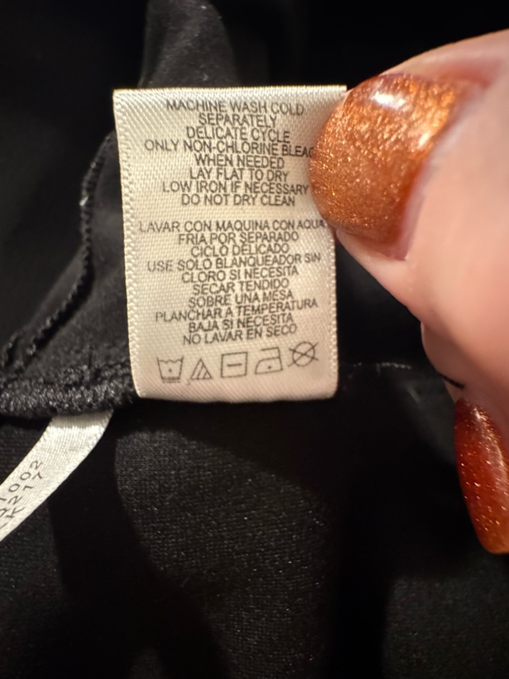 DKNY Black Skinny Ponte Leggings - Picture 8 of 8